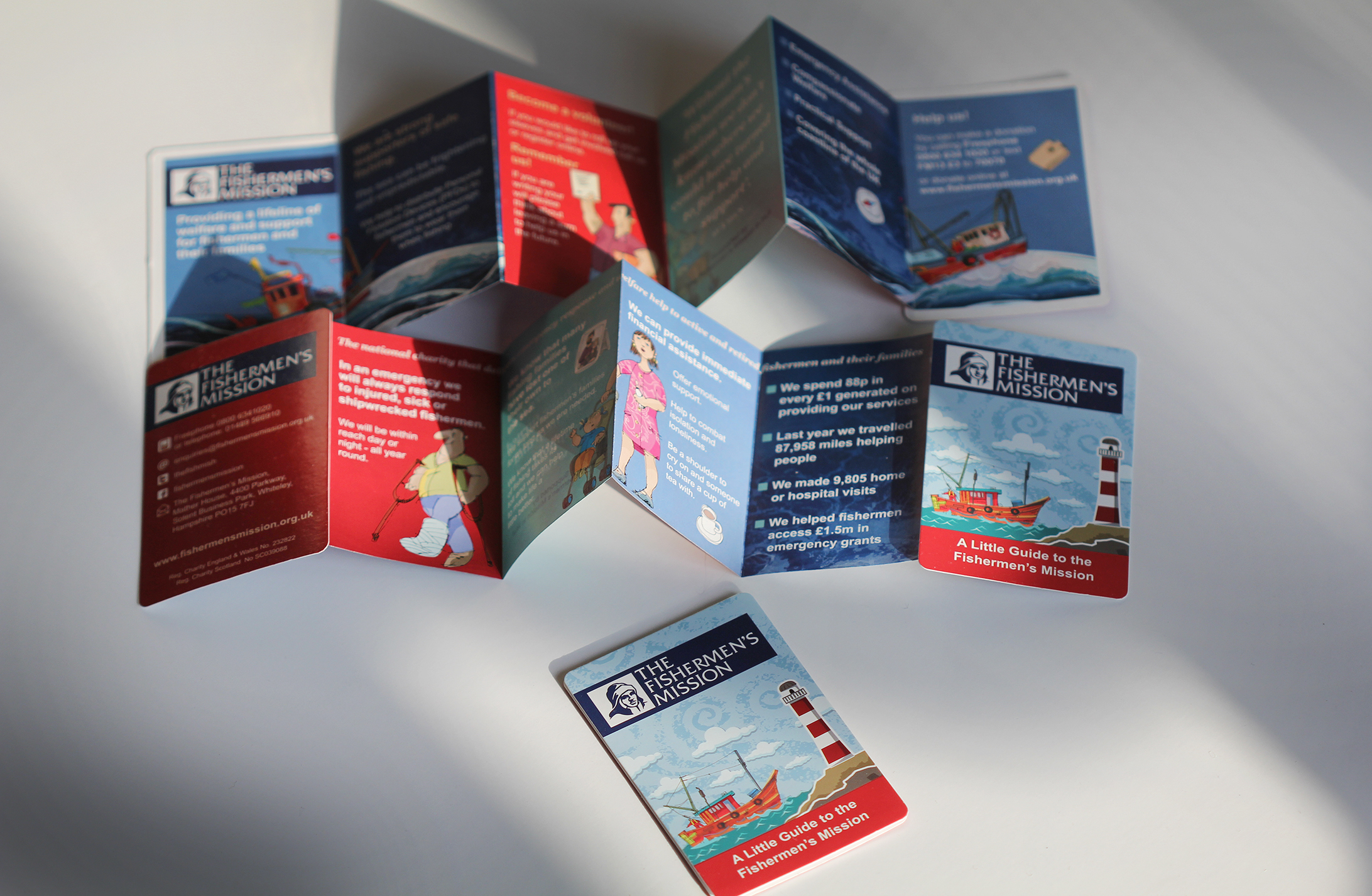 Leaflet Card Design For Mini Brochure Profile Design